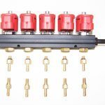 Купить продажа газовые форсунки Palacar WPC1, 5 цил, 3Ом, с жиклёрами и штуцерами в коллектор (Польша) в украине Газовые форсунки Palacar WPC1, 5 цил, 3Ом, с жиклёрами и штуцерами в коллектор (